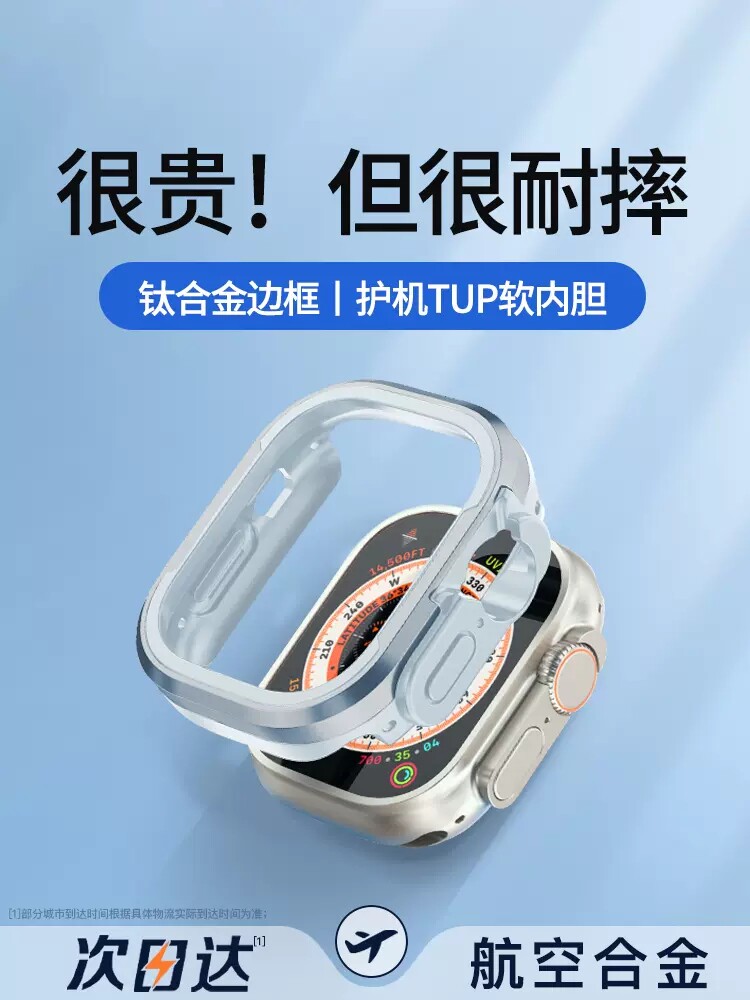 牛境适用新款iwatchultra手表壳