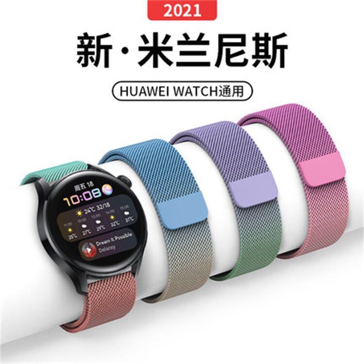 双色牛境苹果手表表带米兰