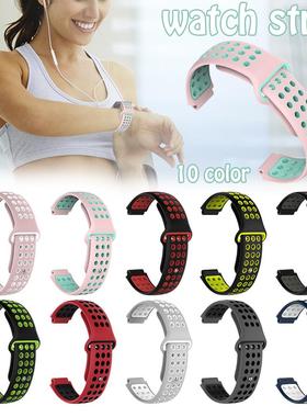 佳明Garmin 220 230 235 630 620 735xt硅胶表带双色Approach S20   S5  S6透气腕带男女通用运动潮手表配件