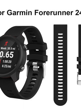 适用佳明245/645/255M/255S/255 /Venu Sq 2手表带透气腕带替换快拆硅胶表带venu智能运动快拆男女多彩潮新20