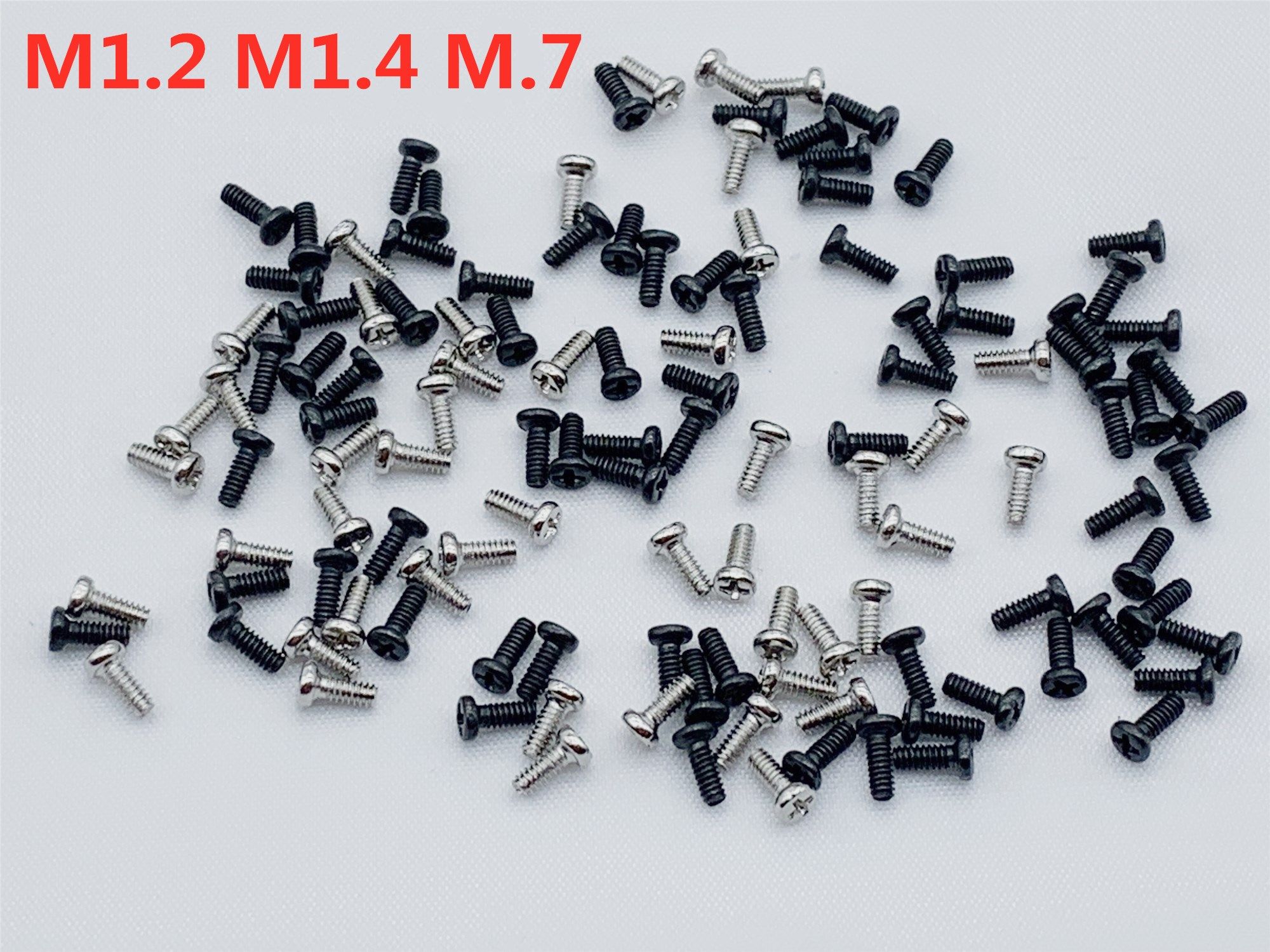 圆头十字机丝小螺钉PM盘头机丝螺钉钟表眼镜电脑螺丝M1.2M1.4M1.7