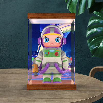 适用 泡泡玛特MEGASPACEMOLLY 400% 1000%巴斯光年模型灯箱收纳盒