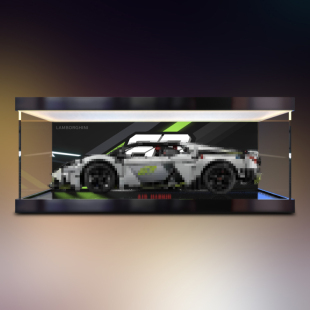 适用乐高42214兰博基尼Revuelto展示盒超级跑车赛车亚克力收纳盒