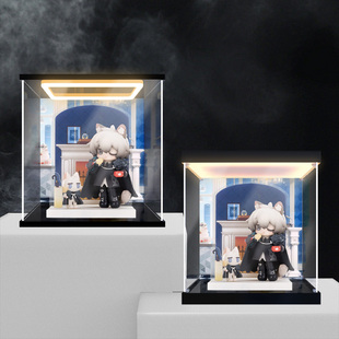 适用APEX 来份甜点系列 明日方舟 银灰 亚克力手办收纳盒