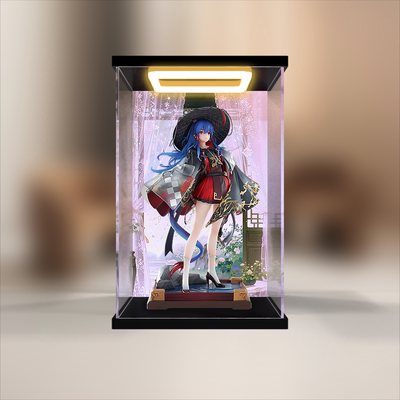 亚克力收纳盒适用明日方舟 假日威龙陈 万重山手办模型回灯展示盒