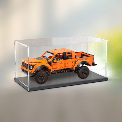 亚克力展示乐高42126福特猛禽 透明玻璃罩防尘罩手办收纳盒