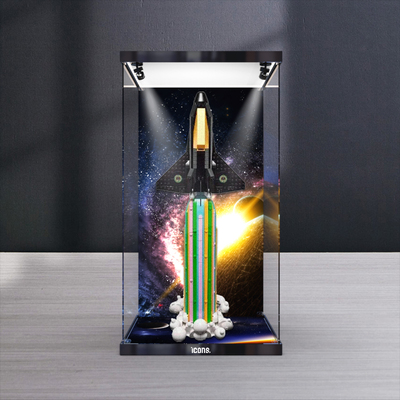 亚克力可开门展示盒适用乐高 ICONS系列 10391 跨月狂欢拼装积木