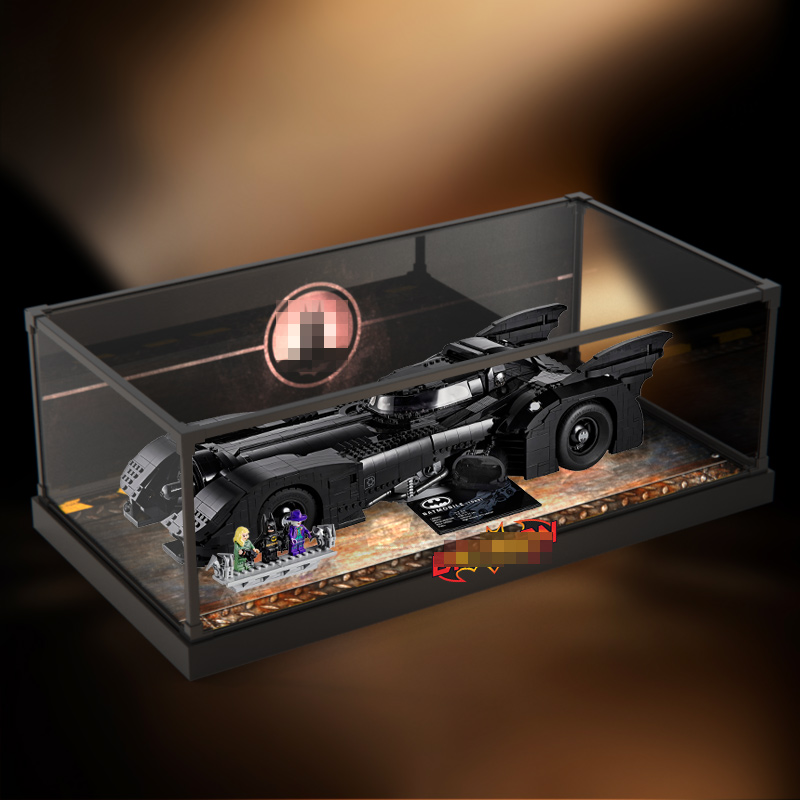 乐高积木76139蝙蝠侠战车展示盒
