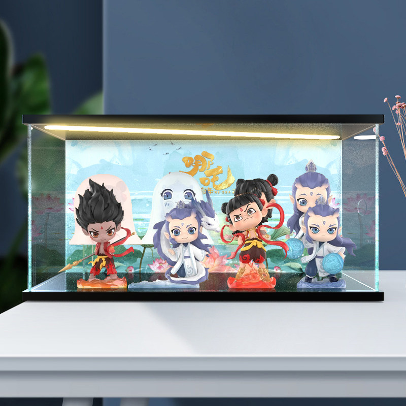 亚克力收纳盒适用 POPMART泡泡玛特哪吒之魔童闹海天生羁绊系列