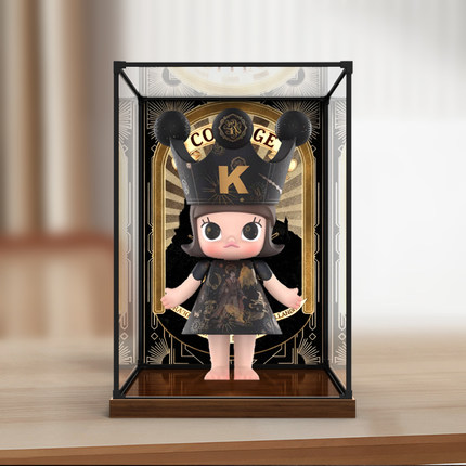 亚克力收纳盒适用于泡泡玛特MOLLY哈利波特联名400%1000手办收纳