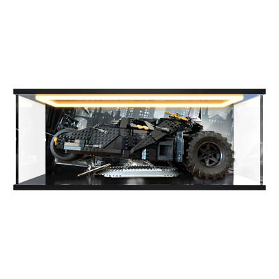 适用乐高76240超级英雄系列黑暗骑士大蝙蝠车回灯型亚克力展示柜