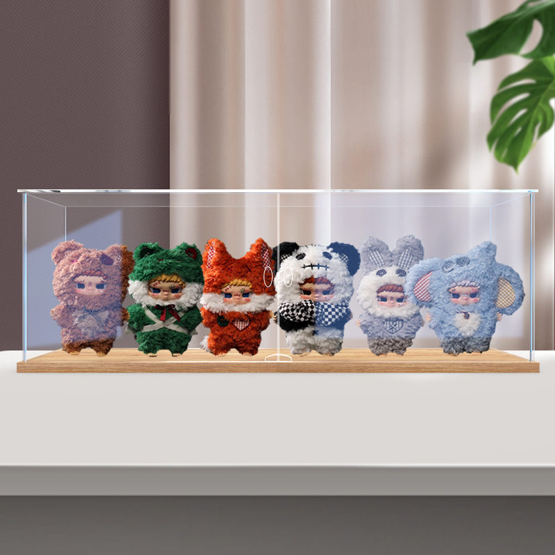 适用捕兽记「叛·乐园」系列盲盒 坏小孩Kippo毛绒公仔防尘收纳盒