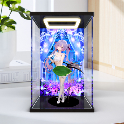 回型灯透明展示盒 适用Pink Charm 伊芙 身体束带 小恶魔 手办