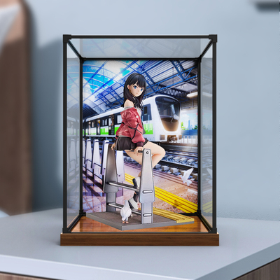 适用古立特碧蓝航线宝多六花晴空车站手办合金框架亚克力收纳盒