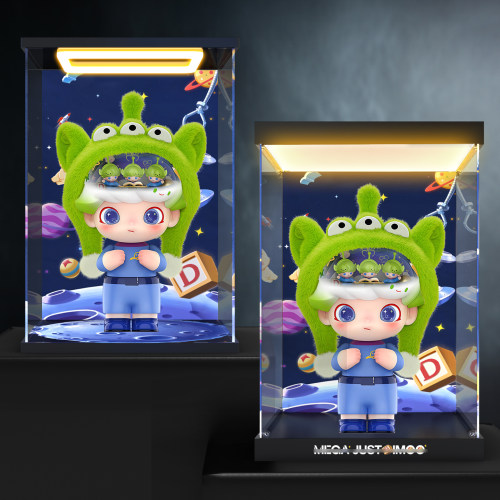 冰鹏适用泡泡玛特MEGA JUST DIMOO 皮克斯三眼仔玩具彩绘收纳盒