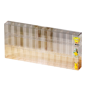 全透明手办展示架盲盒茉莉娃娃收纳盒模型挂墙公仔透明防尘收藏柜