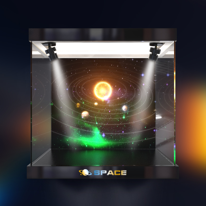 亚克力透明展示盒适用 42179 地球和月亮轨道运转模型防尘罩