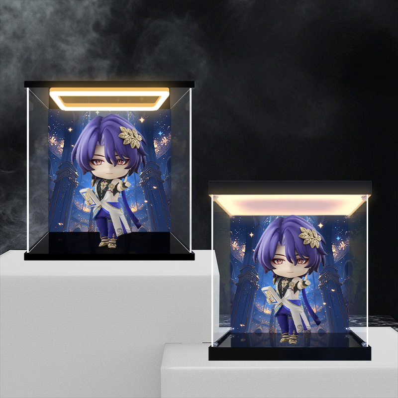 适用崩坏:星穹铁道 真理医生粘土人手办灯光收纳盒亚克力展示盒