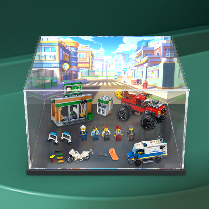 乐高60245巨轮越野车大劫案积木