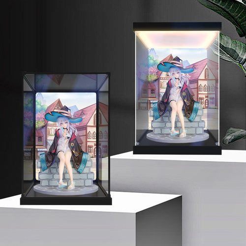 防尘收纳盒适用魔女之旅 伊蕾娜 夏日假期 手办模型亚克力展示盒