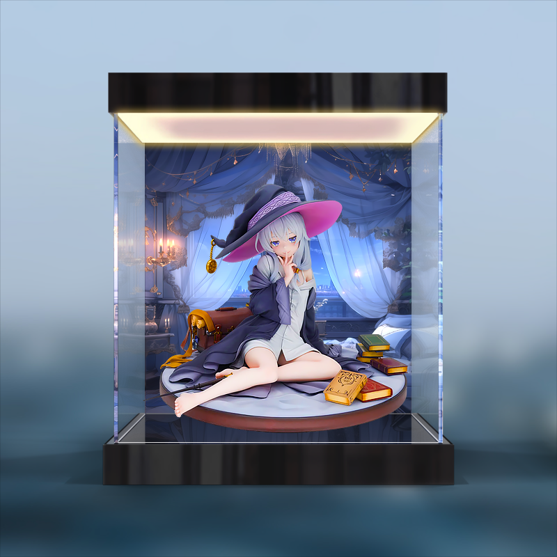 灯箱款亚克力防尘收纳盒适用Spiritale魔女之旅伊蕾娜 休息 手办