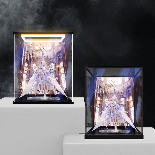 适用WILDMELODY 绯色回响 利维坦 手办模型亚克力高清防尘收纳盒