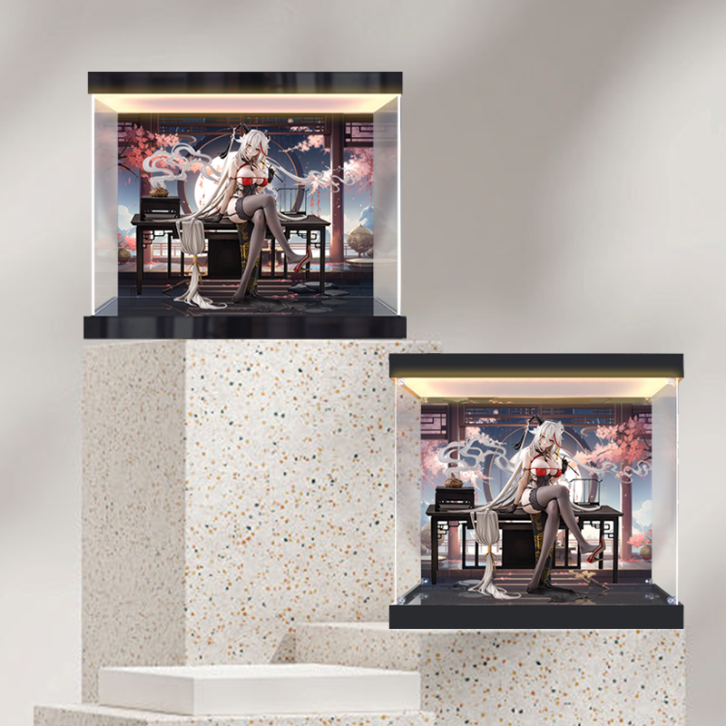 手办防尘收纳盒适用AniGame碧蓝航线 埃格妮丝 埃吉尔 金龙腾祥云