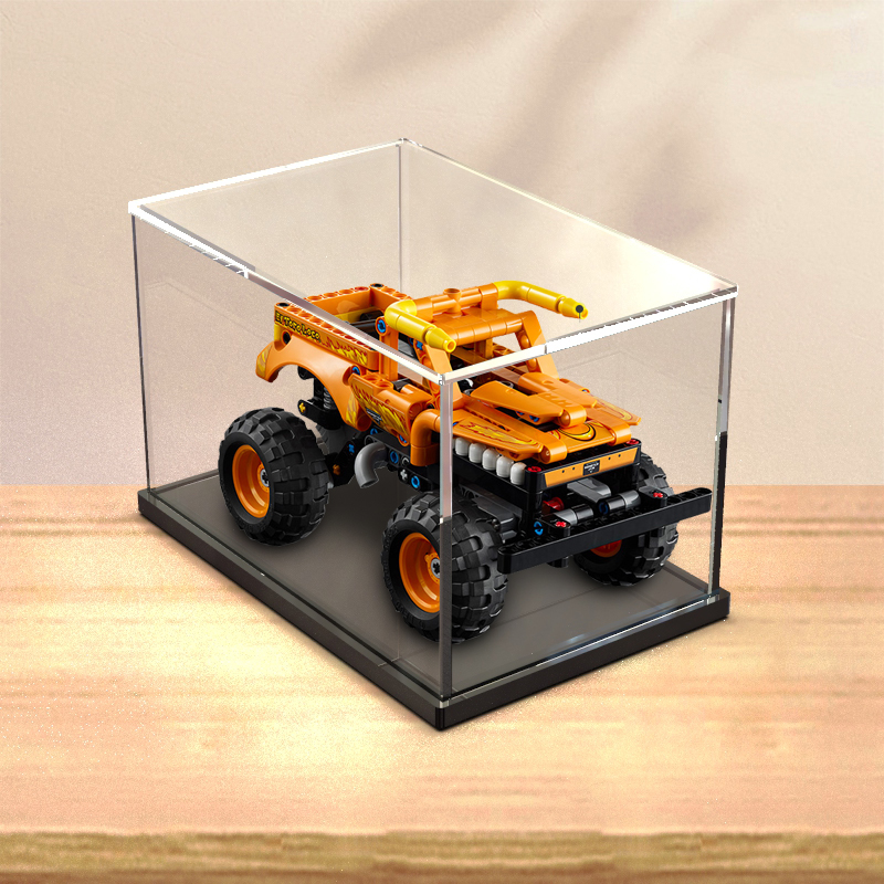 冰鹏亚克力乐高42135 公牛卡车机械组 积木拼装模型罩防尘收纳盒