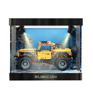 冰鹏 亚克力展示盒适用乐高42122机械组牧马人吉普车防尘柜收纳罩