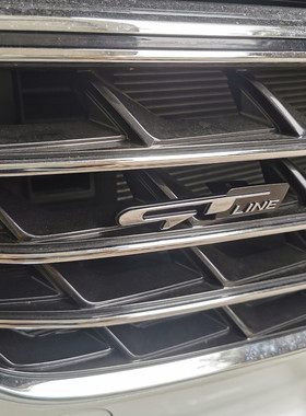 适用于新款起亚k5凯酷改装车标尾标中网标新一代k5中网标个性车标