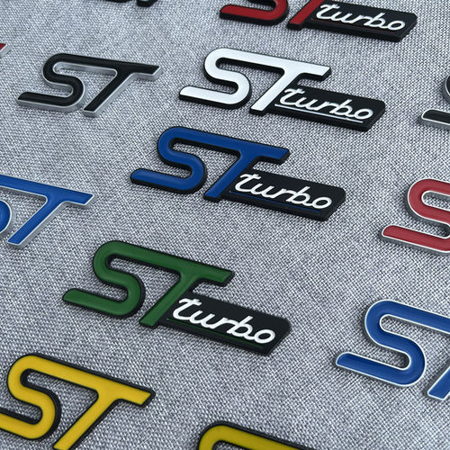 适用于新款福特福克斯锐际锐界ST车贴ST TURBO中网标赛道版后尾标