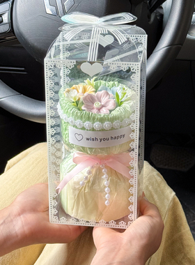 创意手工景德镇陶瓷仿真花送闺蜜女友生日浪漫礼物惊喜花束礼盒花