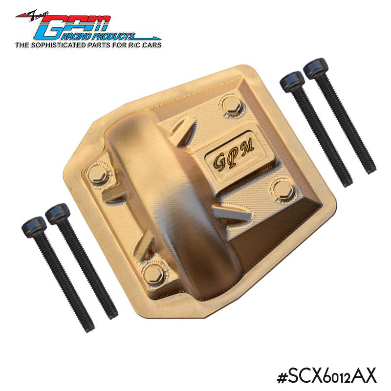 AXIAL 1/6 SCX6 攀爬车 4WD纯铜前/后波箱通用外盖 模型车