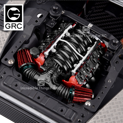 GRC TRX4 路虎 LS7仿真发动机进气空滤 冬菇头 LS7引擎装饰件 G15