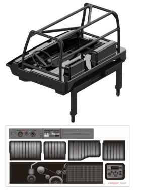 CROSSRC EMO X6 XL3攀爬车完整内饰套件  CS-97401588