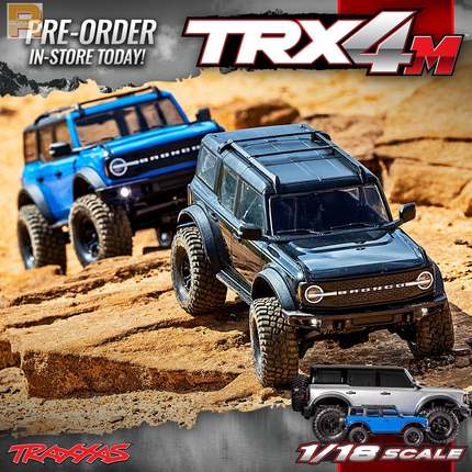 Traxxas 1/18 TRX-4M 迷你攀爬车 路虎 烈马遥控电动越野车 97054