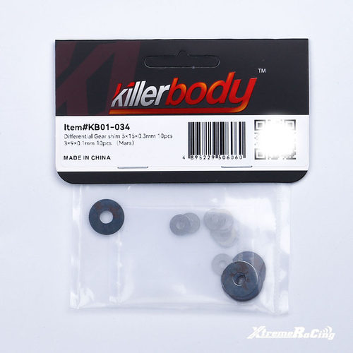 Killerbody KR10 1/10车架配件 差速器内部垫片套装 KB01-034