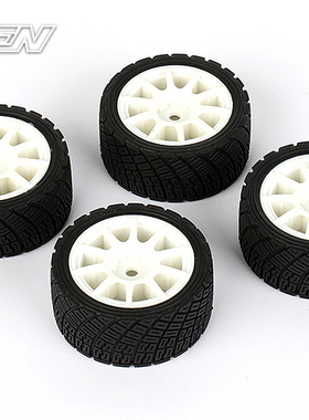 CARTEN M210 1/10 Mini拉力胎 M车10爪白色+1mm #NBA330