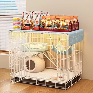 香港澳门包邮猫别墅宠物笼子一体猫屋舍猫空笼猫砂盆猫窝猫围栏狗