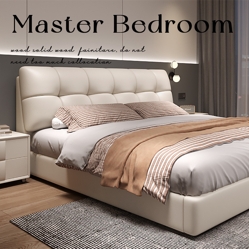 香港澳门包邮奶油风真皮