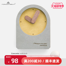 Часы noridongsan现代简约北欧台式座钟桌面摆钟创意卧室静音床头台钟