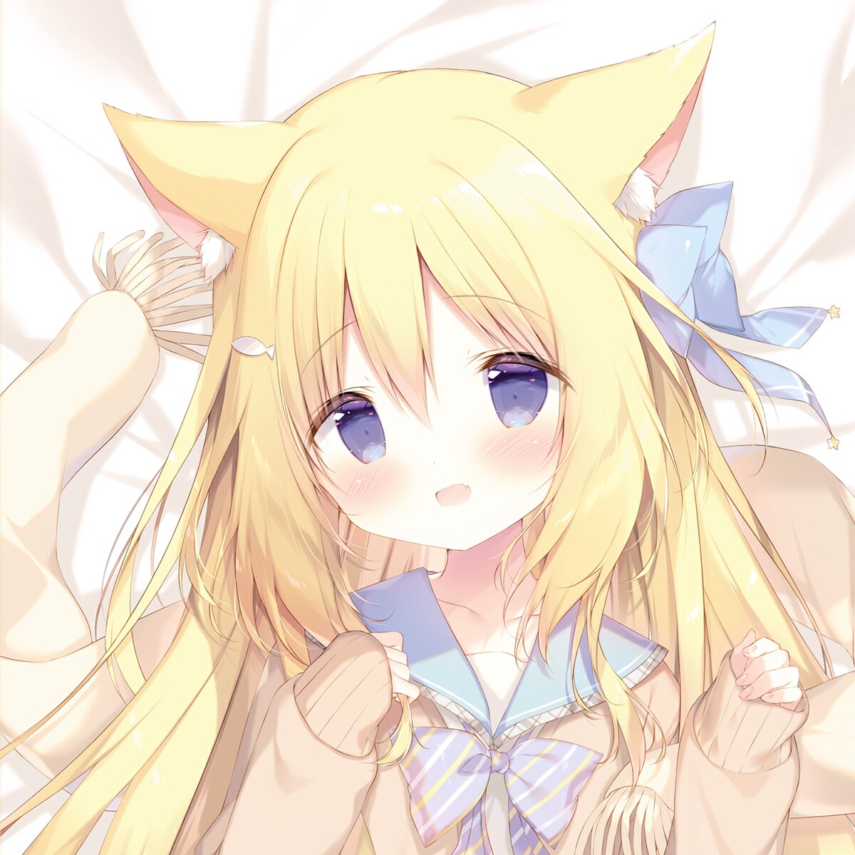 二次元 675 猫耳しらたま ころねちゃん动漫等身抱枕套动漫周边等