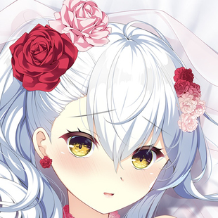 C105 牵绊闪耀的恋之伊吕波 朱雀院椿 婚纱 二次元等身抱枕套