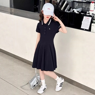英国Next 大童polo裙儿童学院风裙子 Kiss女童连衣裙夏季 2025新款