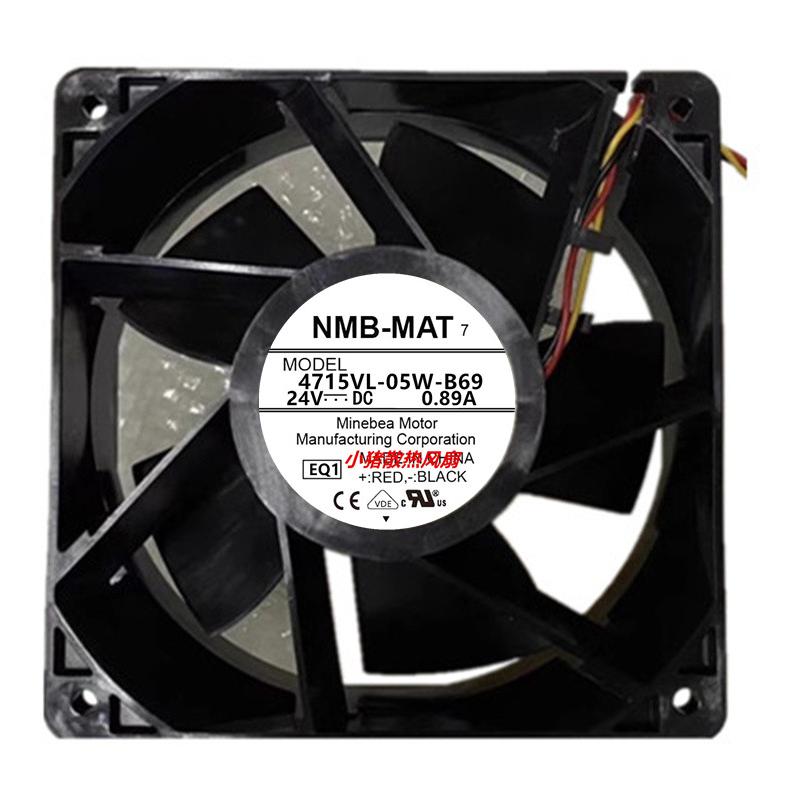 4715VL-05W-B69 全新原装NMB-MAT 24V 0.89A 12CM 变频器散热风扇