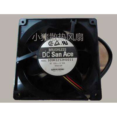 正品109R1212H1011 12V 0.52A 12038 12CM 服务器 机箱散热风扇
