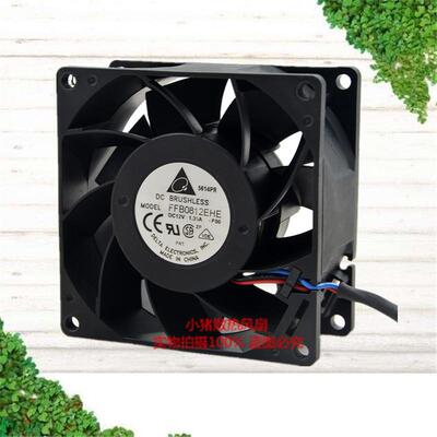 台达 FFB0812EHE 8038 12V 8CM/厘米 暴力 双滚珠散热风机风扇