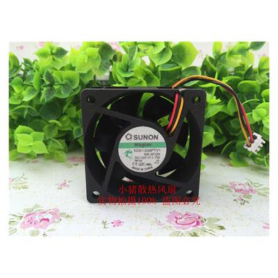 原装SUNON建准 KDE1206PTV1 12V  60*25MM 6CM厘米磁悬浮散热风扇