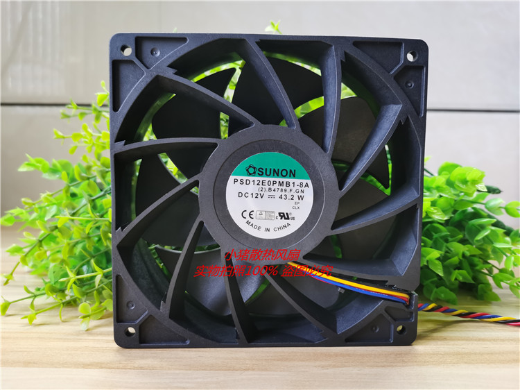 原装建准SUNON PSD12E0PMB1-8A 12V 43.2W 14CM 14038 大风量风扇