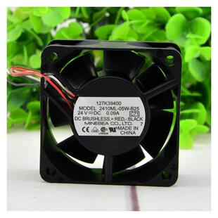 NMB 2410ML-05W-B25 24V 6025变频器/打字复印机/散热风扇6CM厘米